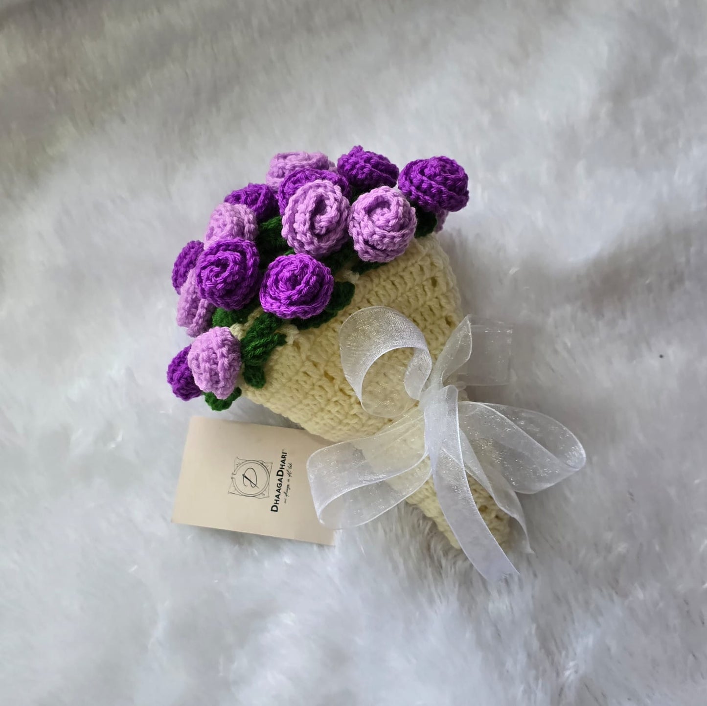 Crochet Rose Bouquet Blanket