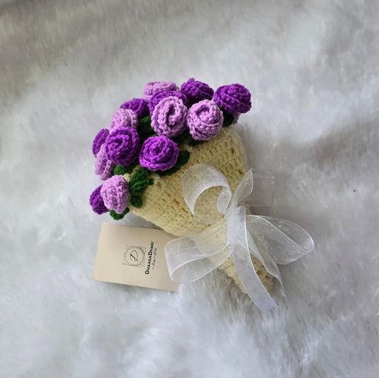 Crochet Rose Bouquet Blanket