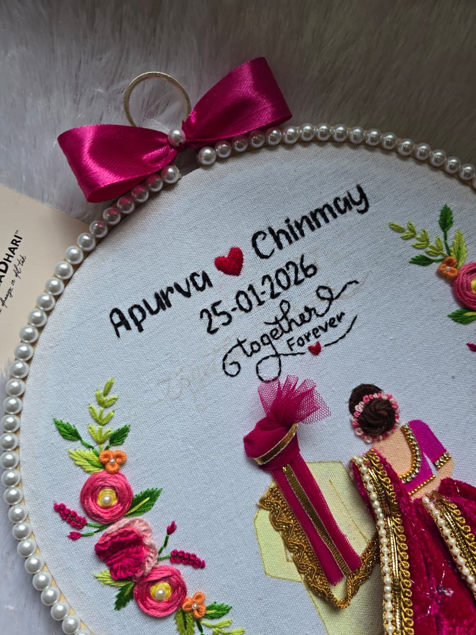 The Royal Peshwai Bond – Custom Wedding Hoop